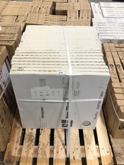 PALLET OF APPROX 20 X NEW TILES GLAZED CERAMIC TILES IN CRETA ARENA APPROX SIZE 60 X 60CM (COLLECTION OR OPTIONAL DELIVERY) (KERBSIDE PALLET DELIVERY)