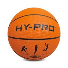 30 X HY-PRO BASKETBALL SIZE 5 - BASKETBALL BALL WITH DURABLE RUBBER COMPOUND, HIGH BOUNCE, PIMPLED GRIP FOR ENHANCED CONTROL - RECREATIONAL BASKETBALL FOR HOME & COURT PLAY. (DELIVERY ONLY)