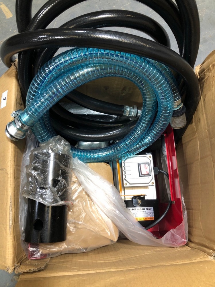 John Pye Auctions ELECTRIC OIL PUMP ACTP60 RRP £229 (DELIVERY ONLY)