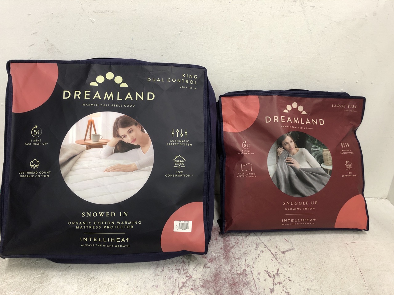 John Pye Auctions 1X DREAMLAND SNUGGLE UP WARMING THROW LARGE SIZE 1X DREAMLAND SNOWED IN