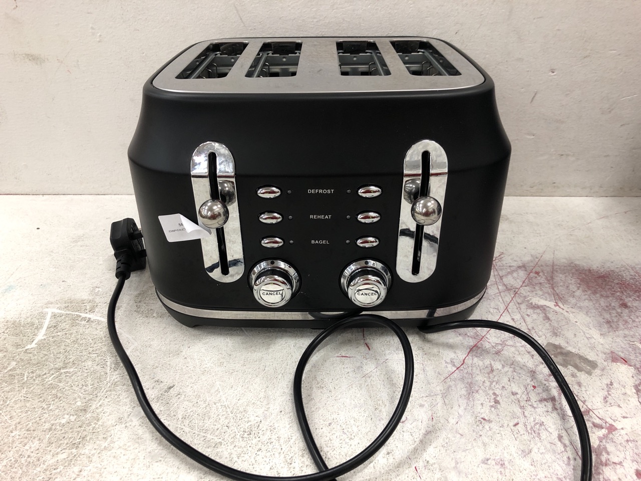 John Pye Auctions 3X TOASTERS TO INCLUDE DELONGHI RED 4 SLICE TOASTER ELEMENTS CHROME/LIME