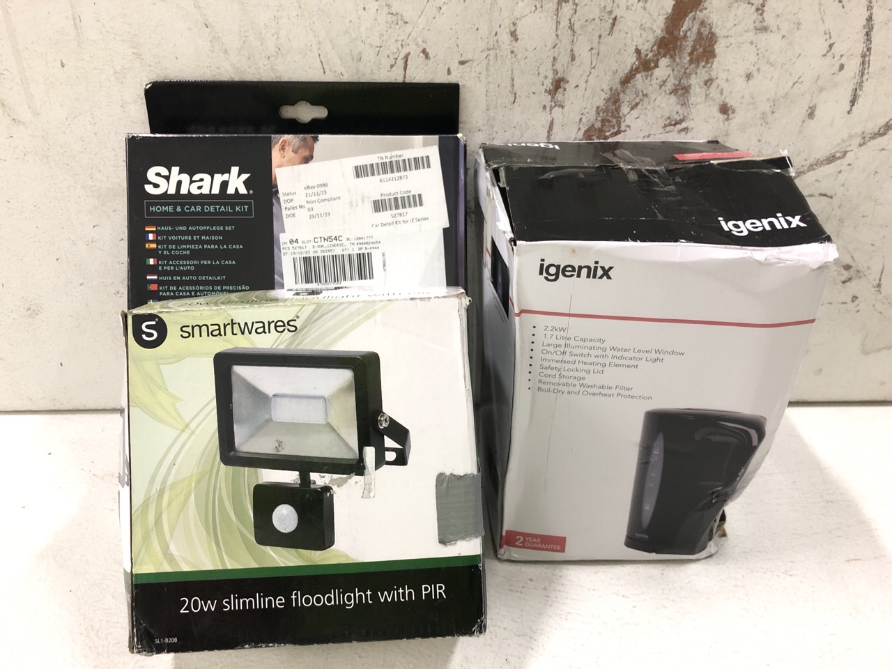 John Pye Auctions 4X ITEMS TO INCLUDE GINO D'ACAMPO 4 SLICE TOASTER