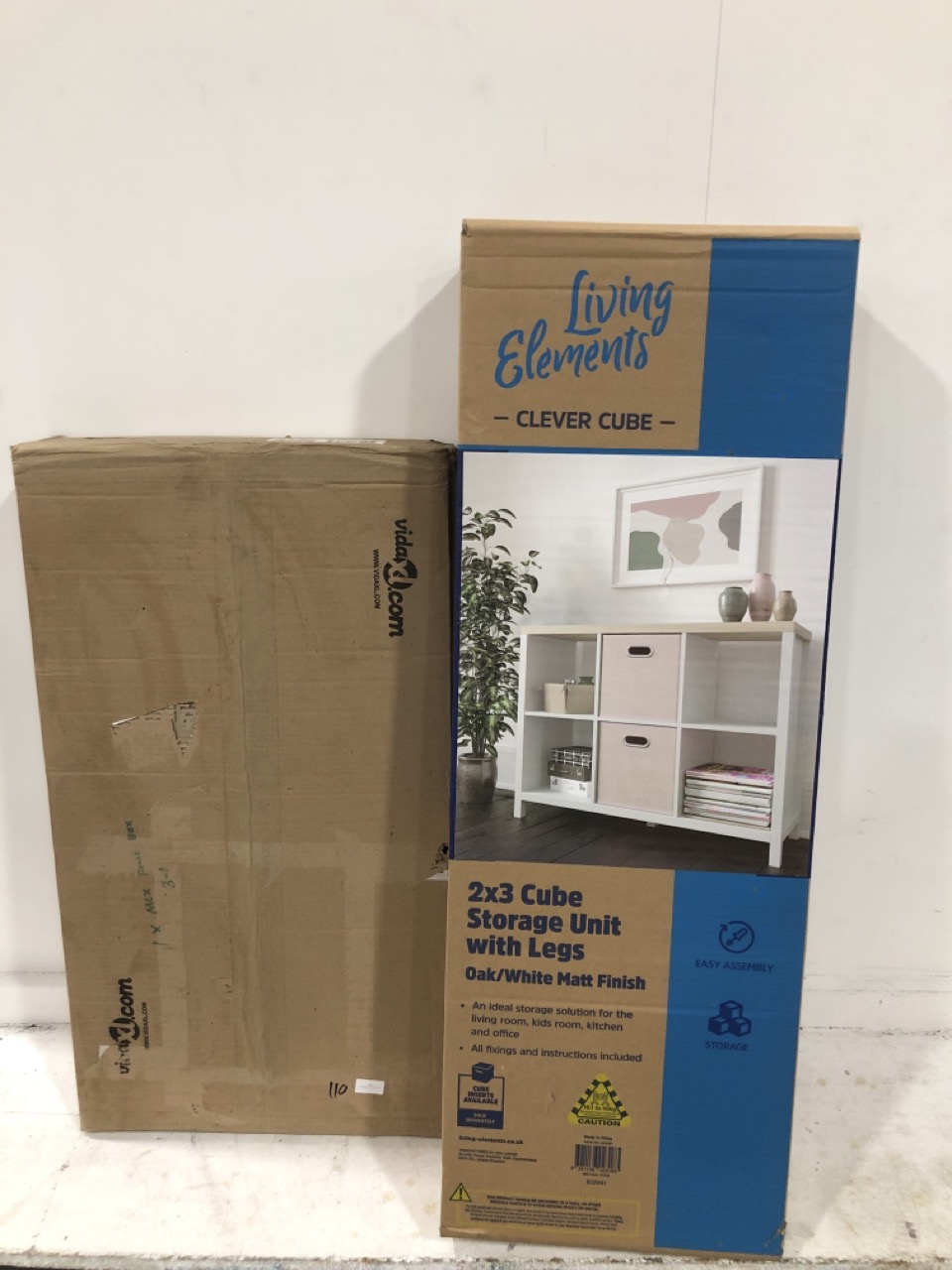 John Pye Auctions 3 X ITEMS TO INCLUDE CLEVER CUBE 2X3 STORAGE UNIT