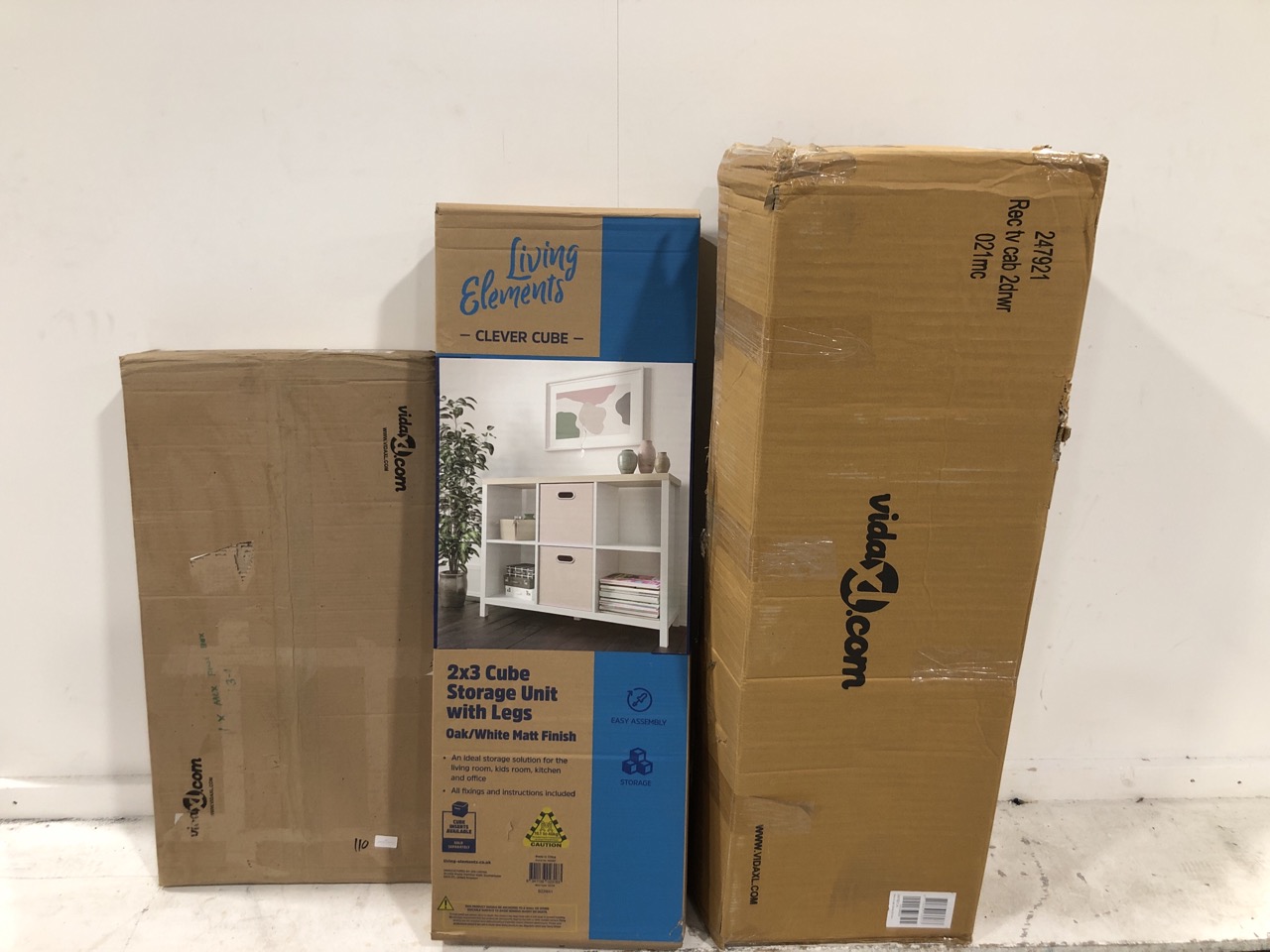 John Pye Auctions 3 X ITEMS TO INCLUDE CLEVER CUBE 2X3 STORAGE UNIT