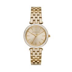 MICHAEL KORS WOMEN'S WATCH MINI DARCI, QUARTZ MOVEMENT, 33 MM GOLD STAINLESS STEEL CASE WITH STAINLESS STEEL STRAP, MK3365.