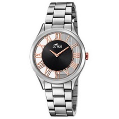 LOTUS WOMEN'S ANALOGUE QUARTZ WATCH WITH STAINLESS STEEL STRAP 18395/7.