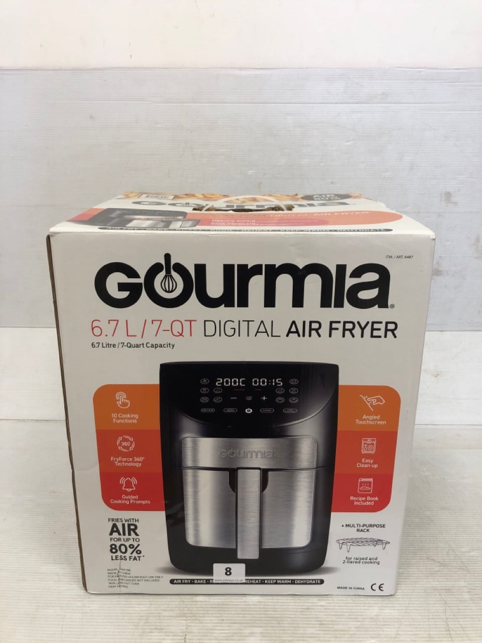 John Pye Auctions GOURMIA DIGITAL AIR FRYER