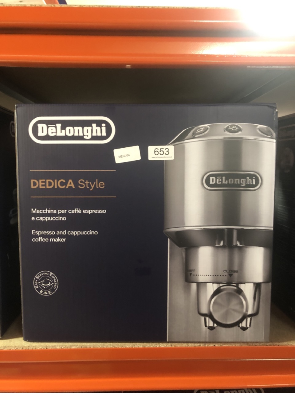 John Pye Auctions DE'LONGHI DEDICA STYLE, TRADITIONAL PUMP ESPRESSO