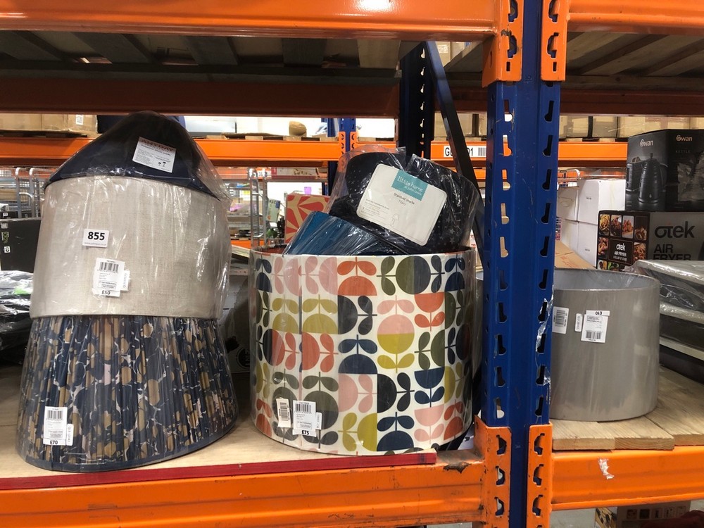 John Pye Auctions 7 X ASSORTED LIGHT SHADES TO INCLUDE JOHN LEWIS