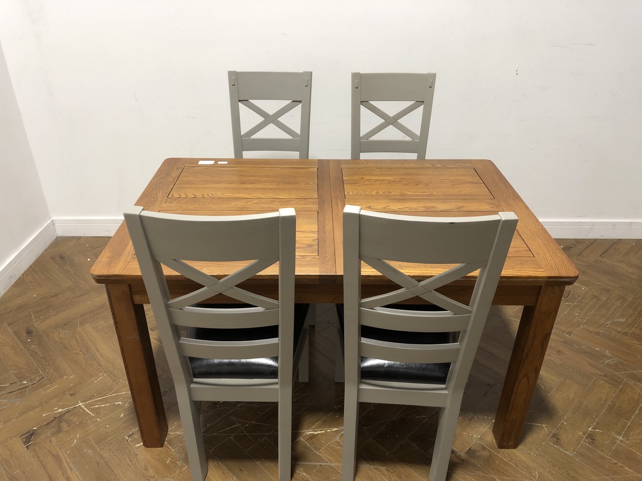 John Pye Auctions OAK FURNITURE LAND ORRICK 4FT 7 X 3FT RUSTIC SOLID