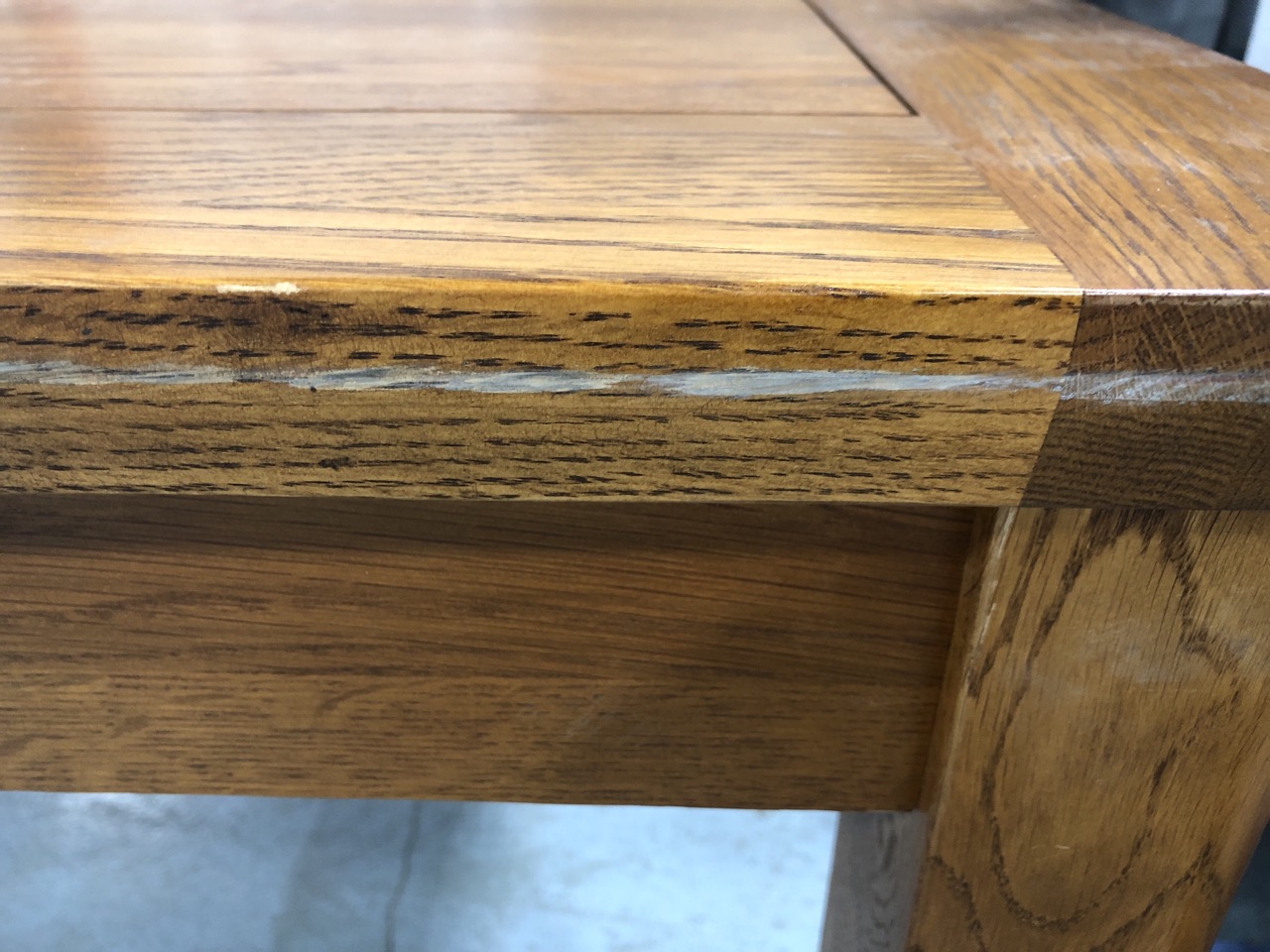 John Pye Auctions OAK FURNITURE LAND ORRICK 4FT 7 X 3FT RUSTIC SOLID