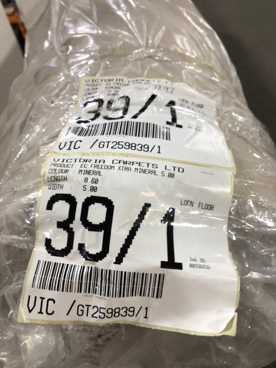 John Pye Auctions VICTORIA CARPETS EU FREEDOM XTRA COLOUR