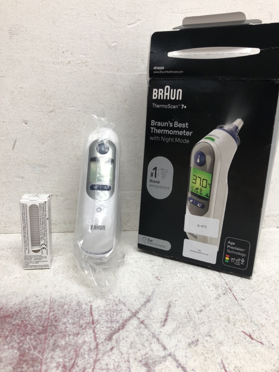 John Pye Auctions 1X BRAUN THERMOSCAN 7+ THERMOMETER WITH NIGHT MODE