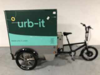ICENI CYCLES HEAVY DUITY COMMERCIAL ELECTRIC ASSIST E-CARGO TRIKE WITH ATTCHED CARGO BOX