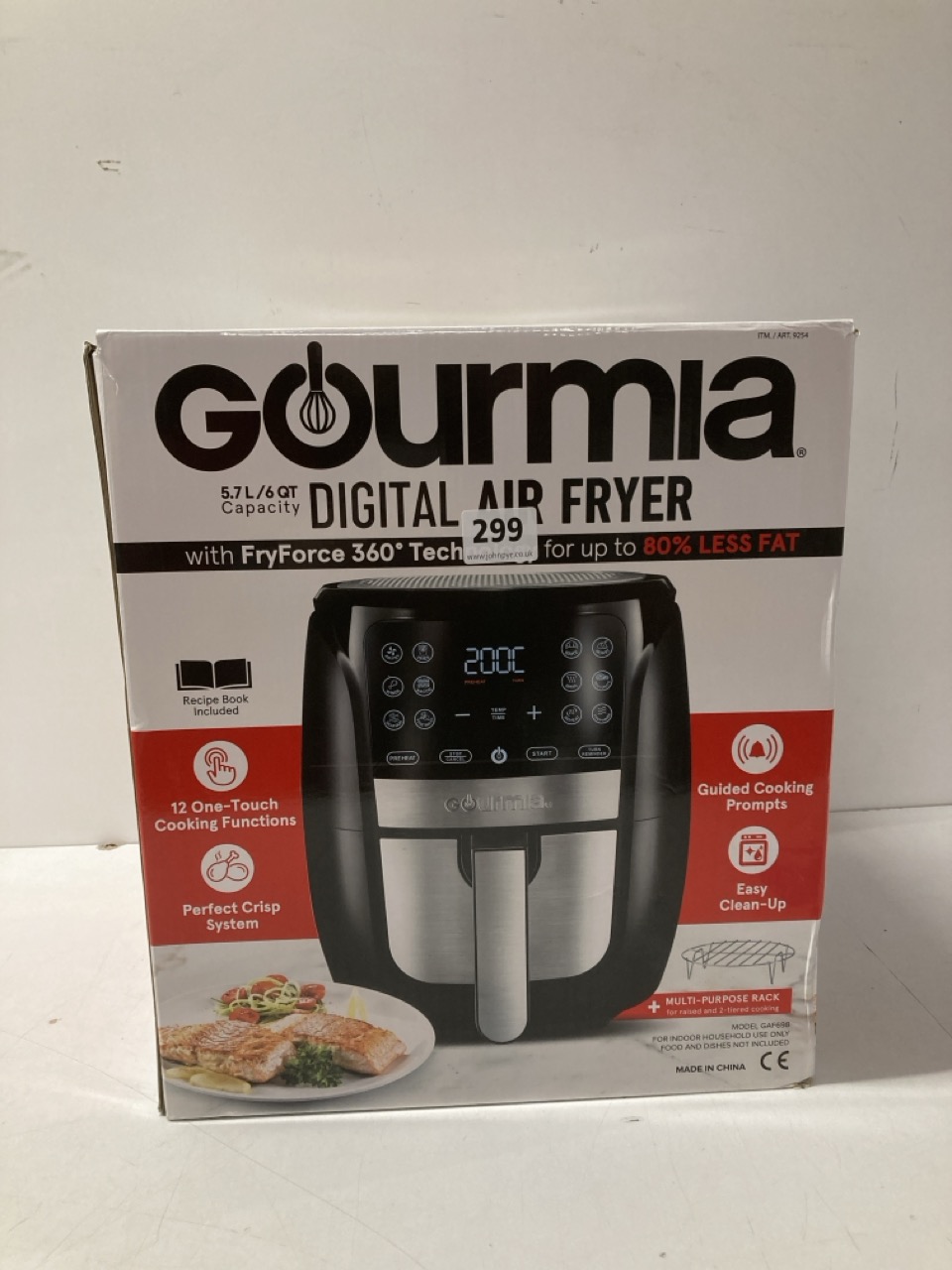 John Pye Auctions GOURMIA 5.7L DIGITAL AIR FRYER