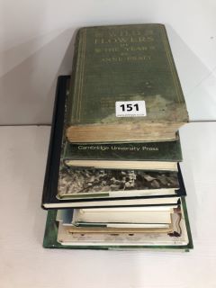 ASSORTED VINTAGE NATURAL HISTORY BOOKS