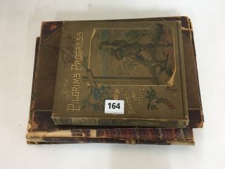 2 X VICTORIAN VOLUMES TO INCLUDE AN ILLUSTRATED "PILGRIM'S PROGRESS"