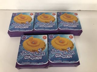 5 X POOL BABY SEATS FOR AGES 0-1