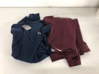 2 X CLOTHING ITEMS INC ADIDAS ORIGINALS HOODIE (SIZE UNKNOWN)