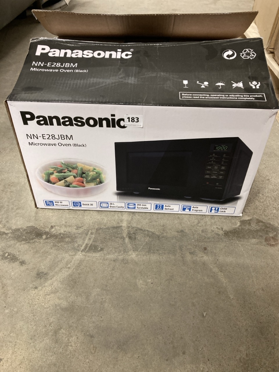 John Pye Auctions PANASONIC NNE28JBM MICROWAVE OVEN
