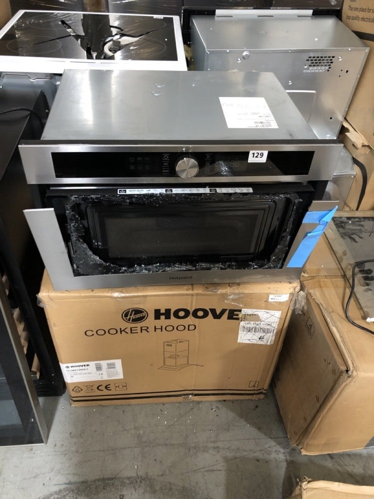 John Pye Auctions HOTPOINT 31L BUILT IN MICROWAVE OVEN IN STAINLESS