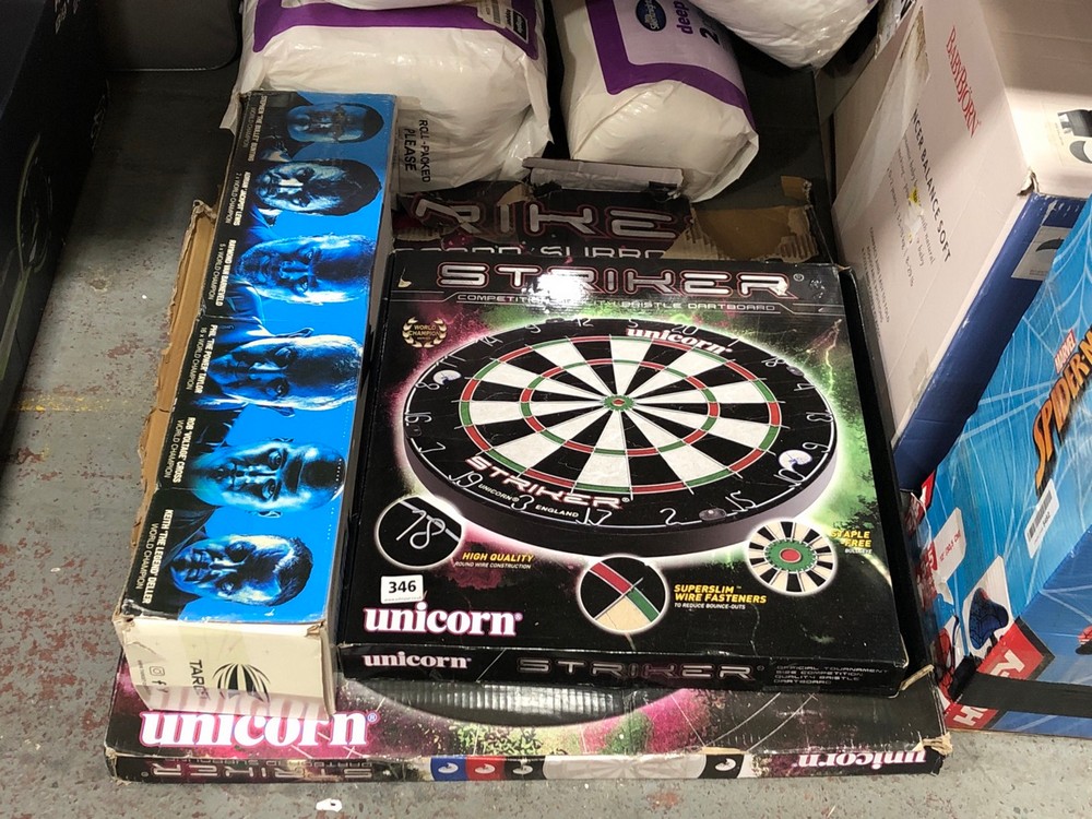 John Pye Auctions 3 X ASSORTED DART ITEMS TO INCLUDE STRIKER UNICORN