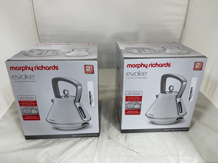 John Pye Auctions MORPHY RICHARDS EVOKE 1.5L PYRAMID KETTLE KITCHEN