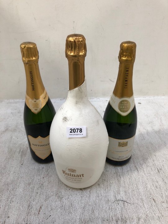 John Pye Auctions (COLLECTION ONLY) 3 X ASSORTED CHAMPAGNE/PROSECCO