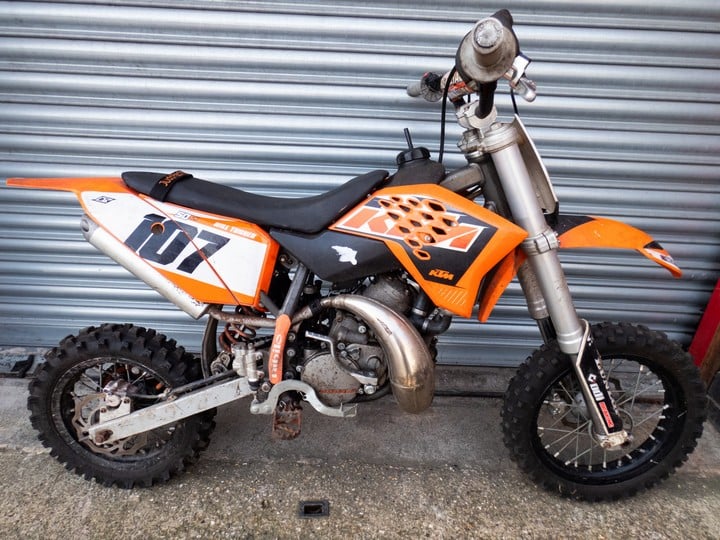 KTM SX50 Mini Motocross 50cc Motorcycle 2014 (VAT ONLY PAYABLE ON BUYERS PREMIUM) Collection Only.