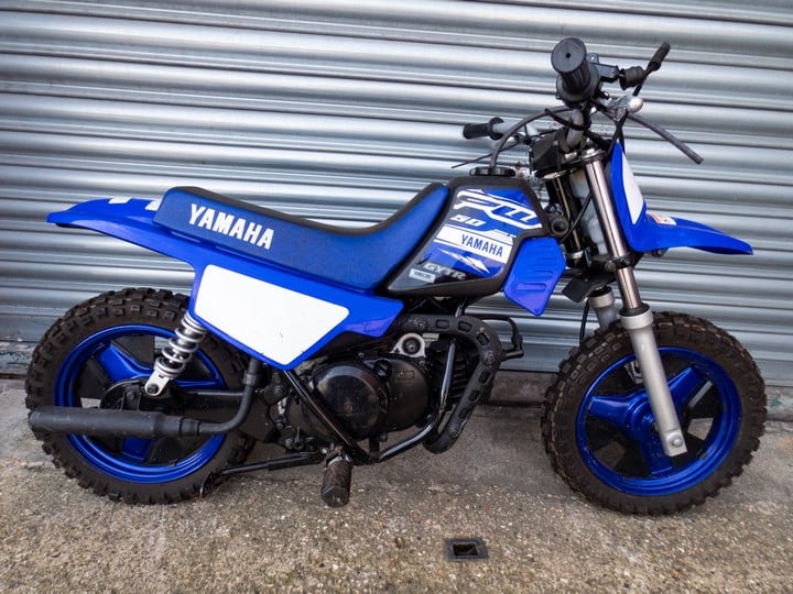 Yamaha PW50 Mini Motocross 50cc Motorcycle, In Team Yamaya Blue (VAT ONLY PAYABLE ON BUYERS PREMIUM) Collection Only.