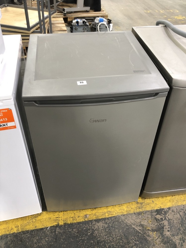 John Pye Auctions SWAN UNDER COUNTER FREEZER IN SILVER MODEL