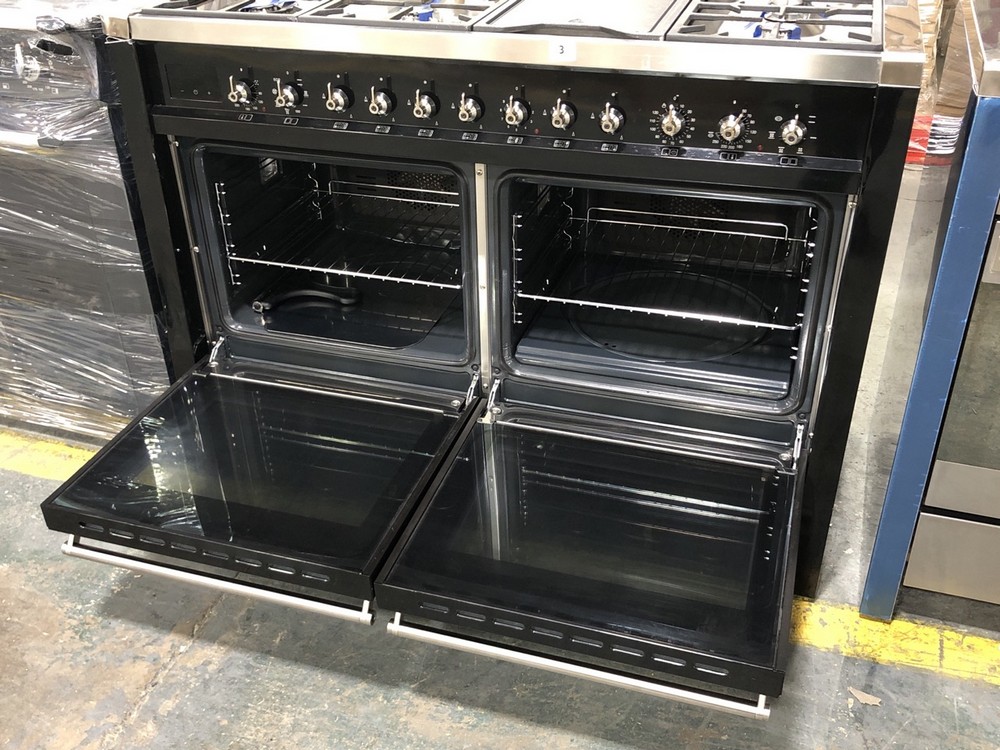 John Pye Auctions SMEG OPERA 120CM DUAL FUEL RANGE COOKER IN BLACK