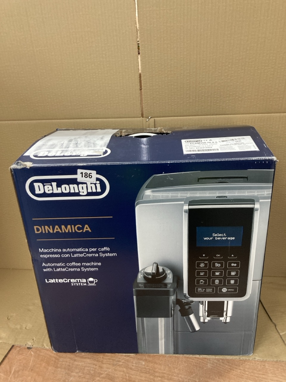 John Pye Auctions DELONGHI DINAMICA AUTOMATIC COFFEE MACHINE WITH