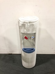 1 X WHITE CRYSTAL MOUTAIN FLOOR STANDING WATER DISPENSER ( VIEWING ADVISED)