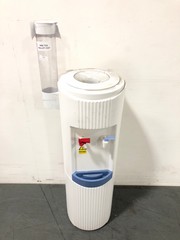 1 X WHITE CRYSTAL MOUTAIN FLOOR STANDING WATER DISPENSER ( VIEWING ADVISED)