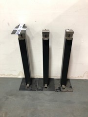 3 X FREE STANDING HAND SANITISER STATIONS (VIEIWNG ADVISED)