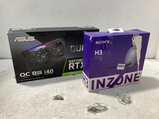 SONY H3 GAMING HEADSET TO ALSO INCLUDE ASUS GEFORCE RTX DUAL SERIES 3060 TI GAMING GRAPHICS CARD: LOCATION - C8