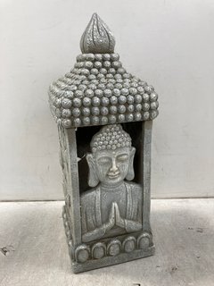 MY GARDEN STORIES LED BUDDHA TEMPLE IN GREY: LOCATION - C5