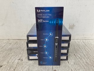 9 X PHYLIAN H7 SERIES SONIC ELECTRIC TOOTHBRUSHES: LOCATION - D11