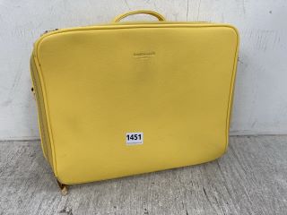 FANELLA SMITH LONDON VEGAN LEATHER LAPTOP BAG IN YELLOW - RRP £120: LOCATION - D15