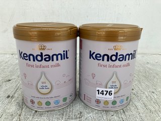 2 X KENDAMIL FIRST INFANT MILK - BBE 20.12.25: LOCATION - D17