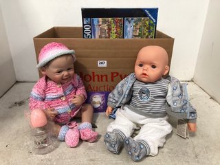 QTY OF ASSORTED CHILDRENS ITEMS TO INCLUDE 2 X BABY DOLLS: LOCATION - A16