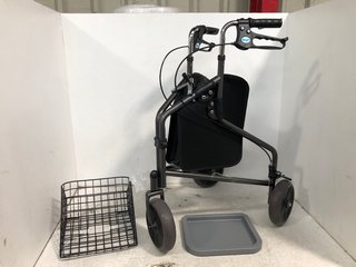 DAYS PERFORMANCE HEALTH TRI WHEELED WALKER TO ALSO INCLUDE METAL BASKET: LOCATION - A8