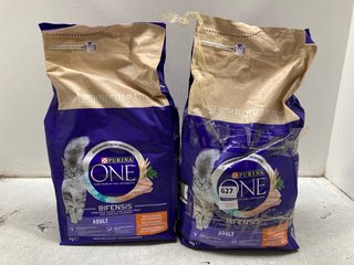 2 X PURINA ONE 6KG BIFENSIS ADULT DRY CAT FOOD IN CHICKEN FLAVOUR - BBE 05.2025: LOCATION - B2