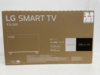 LG SMART FHD 43" TV: MODEL NO 43LQ60006LA (WITH BOX & ALL ACCESSORIES). (SEALED UNIT). [JPTM111947]