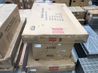PALLET OF ASSORTED INCOMPLETE FLATPACK FURNITURE TO INCLUDE BARCELONA RANG DINING TABLE AND BENCH RATTAN SET IN GREY (INCOMPLETE): LOCATION - B1 (KERBSIDE PALLET DELIVERY)