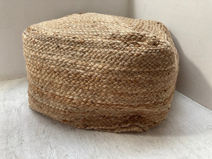 John Pye Auctions JOHN LEWIS & PARTNERS SMALL POUFFE FOOTSTOOL IN