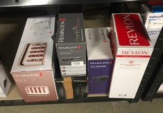 QTY OF ITEMS TO INCLUDE REVLON RVDR5823UK HARMONY DRY & STYLE 1600W HAIR DRYER: LOCATION - BACK RACK
