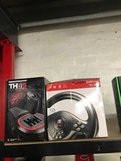 SUPERDRIVE SV 250 RACING GAMING WHEEL + THRUSTMASTER TH8S SHIFTER ADD ON : LOCATION - BACK RACK