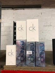 QTY OF ITEMS TO INCLUDE CK ONE 100ML EDT SPRAY: LOCATION - A RACK